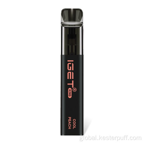 Original IGET KING VAPE Original IGET KING Disposable Vape Device Iced Grape Manufactory